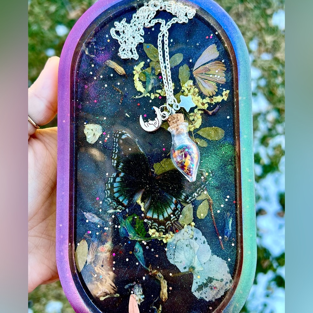 Custom Don’t Worry Spell Jar Necklace